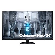 Монитор Samsung Odyssey Neo G7 LS43CG700NUXEN, 43" VA 3840x2160 UHD 16:9 144Hz, 1ms, 400cd/m2, 4250:1, 178/178, DisplayPort, 2x HDMI, USB Hub, Wi-Fi, Bluetooth, LAN, Speakers, 2Y